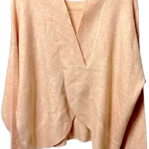 NWT 1. State open back/cross cross sweater in petal pink Size Large - Picture 6 of 7
